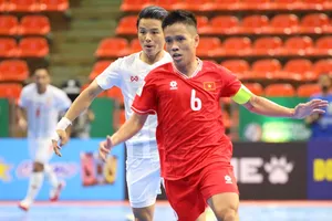 Cựu binh Phạm Đức Hòa trở lại đội tuyển futsal Việt Nam. ẢNH: ANH TRẦN 