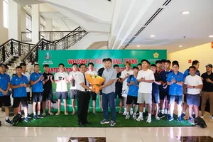 U23 Việt Nam được Ban tổ chức địa phương đón tiếp nồng hậu. ẢNH: QUỐC ĐẠI 