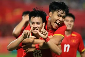 U23 Việt Nam đoạt vé dự vòng chung kết Giải U23 châu Á 2026. ẢNH: TÂM HÀ 