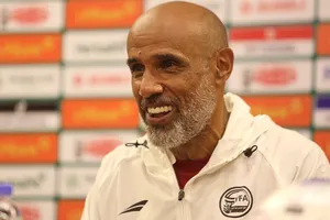 HLV Mohammed Al Sunaini của U23 Yemen đánh giá rất cao U23 Việt Nam. ẢNH: MINH HOÀNG 