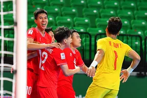 Đội tuyển futsal Việt Nam tự tin cạnh tranh vé dự vòng chung kết Giải futsal châu Á 2026. ẢNH: NHẬT ĐOÀN 