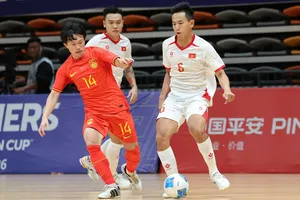 Đội tuyển futsal Việt Nam sớm hành trình săn vé dự vòng chung kết Giải futsal châu Á 2026 của Trung Quốc. ẢNH: ANH TRẦN