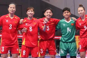 Đội tuyển futsal nữ Việt Nam được kỳ vọng giành huy chương vàng SEA Games 33. ẢNH: ANH TRẦN 