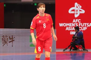 Quả bóng vàng Trần Thị Thùy Trang tạm thời vắng mặt tại đội tuyển futsal nữ Việt Nam. ẢNH: AFC 