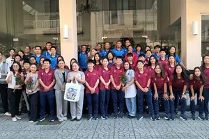 Đội tuyển nữ Việt Nam trở về nước, hướng đến cạnh tranh suất tham dự World Cup nữ 2027. ẢNH: HƯƠNG NGUYỄN 