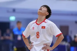 Nỗi thất vọng của đội tuyển futsal U19 Việt Nam. ẢNH: FAT