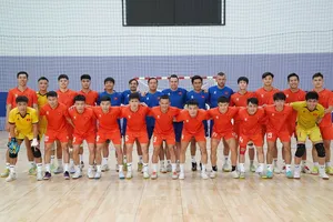 Đội tuyển futsal Việt Nam hội quân chuẩn bị cho vòng chung kết Giải futsal châu Á 2026. ẢNH: TÂM HÀ 