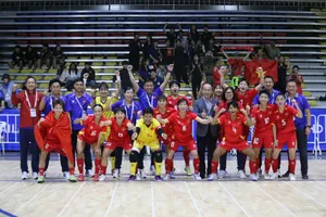 Đội tuyển futsal nữ Việt Nam có năm thứ 2 liên tiếp được đề cử cho hạng mục đội tuyển nữ xuất sắc thế giới. ẢNH: VFF 