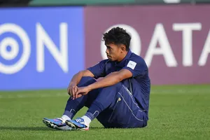 Nỗi buồn của U23 Thái Lan. ẢNH: FAT