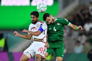 U23 UAE (áo trắng) cầm hòa U32 Syria, qua đó gặp U23 Việt Nam ở tứ kết U23 châu Á 2026. ẢNH: AFC 