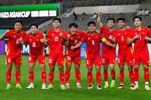 U23 Việt Nam đoạt vé vào vòng bán kết U23 châu Á 2026. ẢNH: AFC 