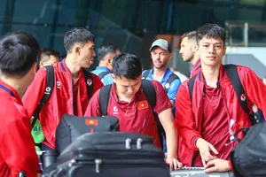 Đội tuyển futsal Việt Nam đã có mặt tại thủ đô Jakarta. ẢNH: PHAN HỒNG 