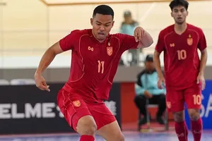 Muhammad Ousmanmusa là pivot số 1 của futsal Thái Lan hiện tại. ẢNH: FAT 