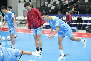 Đội tuyển futsal Việt Nam thoải mái hướng đến trận tứ kết với Indonesia. ẢNH: PHAN HỒNG