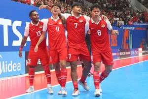 Niềm vui của các cầu thủ Indonesia. ẢNH: AFC 