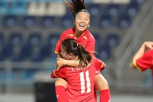 Huỳnh Như tiếp tục là đầu tàu của đội tuyển nữ Việt Nam tại Asian Cup nữ 2026. ẢNH: DŨNG PHƯƠNG 