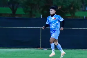 Đương kim Quả bóng vàng Nguyễn Thị Bích Thùy đã bình phục chấn thương, sẵn sàng cho trận ra quân Asian Cup nữ 2026. ẢNH: ANH THƯ 