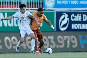 Đà Nẵng đứng trước cơ hội trả món nợ đã thua 0-1 trước HAGL ở lượt đi V-League 2025-2026. ẢNH: ANH TRẦN 