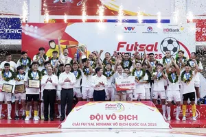 Futsal Thái Sơn Nam đăng ký tham dự Đại hội TDTT TPHCM năm 2026. ẢNH: ANH TRẦN
