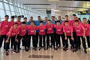 Futsal Thái Sơn Bắc sang Malaysia tập huấn cho mùa giải 2026. ẢNH: TÂM HÀ 