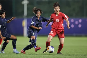 U17 nữ Thái Lan đánh rơi cơ hội giành quyền tham dự U17 nữ World Cup 2026. ẢNH: AFC