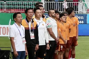HAGL tự đánh rơi cơ hội trụ hạng sớm khi thua liền 2 trận trên sân nhà. ẢNH: TÂM HÀ 
