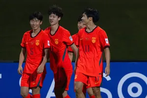 U17 Trung Quốc tiếp tục gây ấn tượng khi đoạt vé vào chung kết U17 châu Á 2026. ẢNH: AFC 