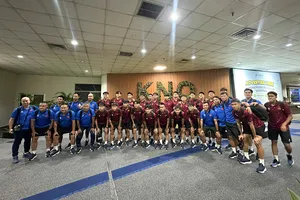 U19 Việt Nam đã đặt chân đến Medan (Indonesia) chuẩn bị tham dự Giải U19 Đông Nam Á 2026. ẢNH: NHẬT ĐOÀN 