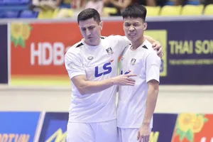 Thái Sơn Bắc vô địch lượt đi Giải futsal VĐQG 2026. ẢNH: TÂM HÀ 