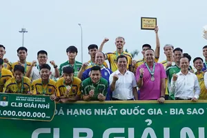 Bắc Ninh là đội á quân tại Giải hạng Nhất quốc gia 2025-2026. ẢNH: VPF 