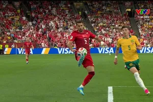 Các cầu thủ Thổ Nhĩ Kỳ thất bại trong ngày trở lại World Cup sau 24 năm. ẢNH: VTV 