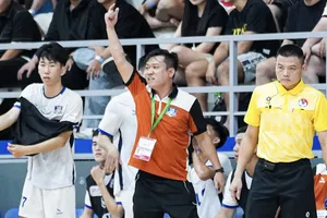 Huyền thoại futsal Việt Nam Trần Văn Vũ chính thức dẫn dắt Thái Sơn Nam TPHCM. ẢNH: TÂM HÀ 