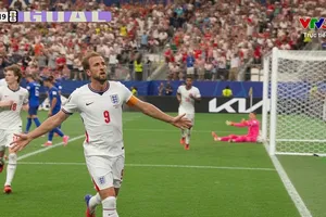 Tiền đạo Harry Kane trở thành chân sút số 1 của tuyển Anh trong lịch sử World Cup. ẢNH: VTV 