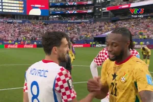 Croatia "nắm tay" Ghana vào vòng knock-out World Cup 2026. ẢNH: VTV 