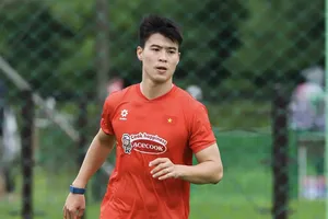 Trung vệ kỳ cựu Đỗ Duy Mạnh lỡ hẹn ASEAN Cup 2026. ẢNH: NHẬT ĐOÀN