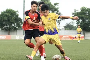 U21 Hà Nội FC khẳng định sức mạnh tại vòng chung kết U21 quốc gia 2026. ẢNH: TÂM HÀ