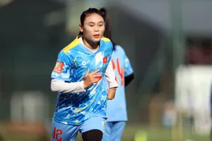 Cựu binh Phạm Hải Yến sẵn sàng làm đầu tàu đội tuyển nữ Việt Nam tại ASIAD 2026. ẢNH: ĐỨC ĐỒNG
