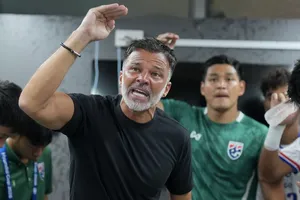 HLV Anthony Hudson của đội tuyển Thái Lan. ẢNH: FAT