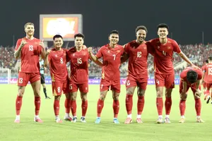 Đội tuyển Việt Nam nâng chuỗi bất bại trên mọi đấu trường lên con số 24. ẢNH: MINH HOÀNG 