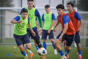U23 Uzbekistan là một trong những đối thủ cạnh tranh trực tiếp với U23 Việt Nam cho hai suất vào tứ kết ASIAD 2026. ẢNH: UFA