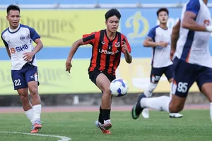 Tiền vệ Trần Thành Trung được kỳ vọng thổi luồng gió mới vào U23 Việt Nam. ẢNH: QUANG TIẾN