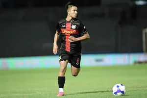 Tiền vệ Việt kiều Bulgaria Trần Thành Trung toả sáng ở vòng 1 V-League 2026-2027. ẢNH: VPF 