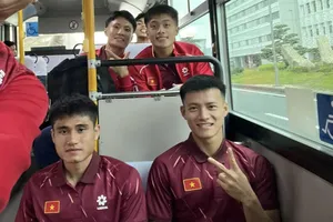 Các tuyển thủ U23 Việt Nam nhanh chóng bắt nhịp với môi trường tại Nhật Bản: ẢNH: THẠCH BẢO KHANH 
