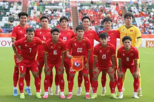 U23 Việt Nam chính thức đoạt vé vào tứ kết ASIAD 2026. ẢNH: TÂM HÀ 