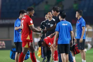 Tiền đạo Nguyễn Xuân Son sớm kết thúc hành trình tại FIFA ASEAN Cup 2026. ẢNH: ANH KHOA