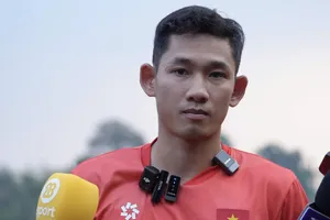 Tiền vệ Nguyễn Hai Long quyết tâm cùng đội tuyển Việt Nam giành kết quả tốt nhất trước Thái Lan. ẢNH: TÂM HÀ