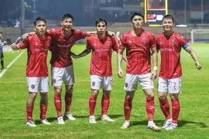 Becamex TPHCM quyết tâm hướng đến chiến thắng đầu tay tại Giải hạng Nhất quốc gia 2026-2027. ẢNH: BECAMEX TPHCM 