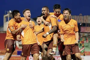 HAGL thắng trận đầu tiên tại V-League 2026-2027. ẢNH: MINH TRẦN 