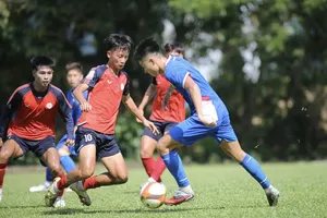 U21 TPHCM đang tập huấn tại Bà Rịa - Vũng Tàu chuẩn bị cho Đại hội Thể thao toàn quốc 2026. ẢNH: MEDIA VŨNG TÀU SPORTS