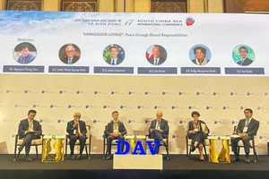 大使漫谈活动场景。图自越通社